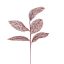 LARGE ROUND LEAF BRANCH 90CM RED