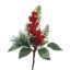 BERRY PINE PICK 25CM RED
