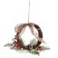 XMAS WREATH 35CM RED