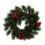 PINE BERRY WREATH 25CM GREEN