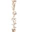 GOLD GARLAND 180CM PALM