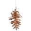 SMALL HANGING PINE CONE 15CM GOLD 