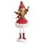 SMALL ANGEL W/GLITTER 20CM RED