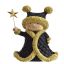 MEDIUM CHILD W/STAR 17CM BLACK
