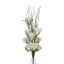 Foam roosjes wit - large H 30 CM