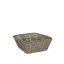 SQUARE WOOD LOW BASKET 27X27X11 CM