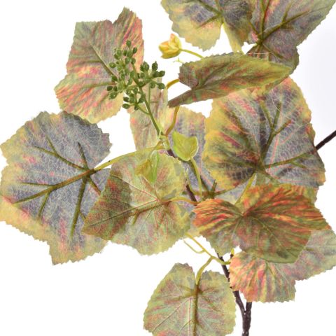 MAPLE LEAF BRANCH 75CM YELLOW