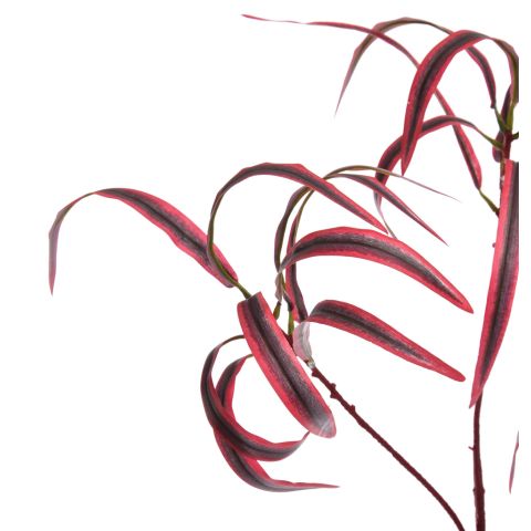 SPIDER LEAF BRANCH 115CM BURGUNDY