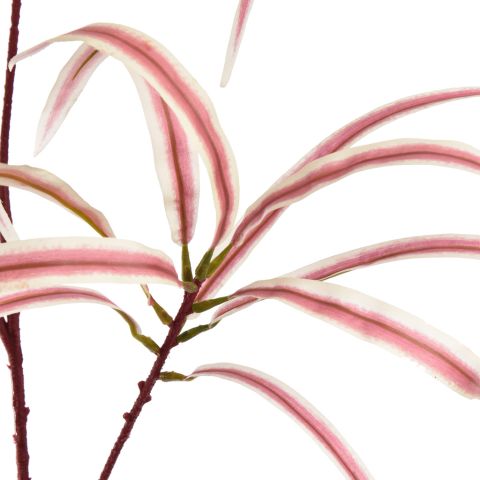 SPIDER LEAF BRANCH 115CM CREAM RED