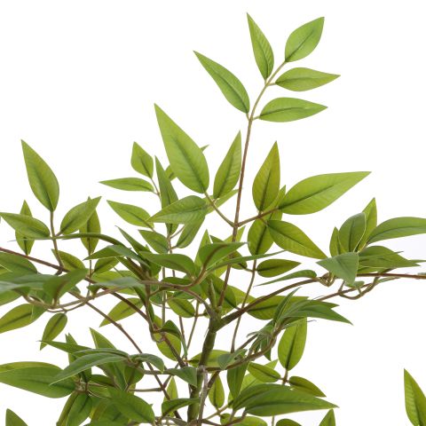 LARGE LEAF BRANCH 90CM GREEN