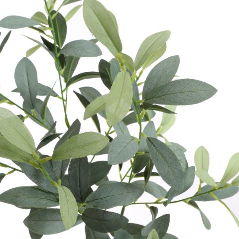 LEAF BRANCH 100CM GREY