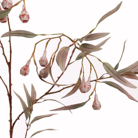 EUCALYPTUS LEAF 127CM RED