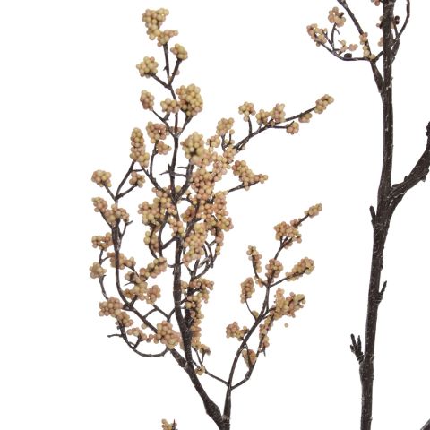 LARGE BERRY BRANCH 115CM BEIGE