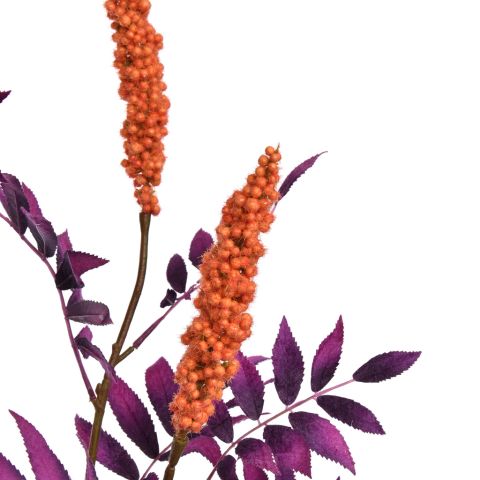 LARGE RHUS TYPINA BERRY 125CM ORANGE