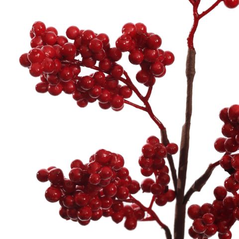 BERRY BRANCH 40CM RED