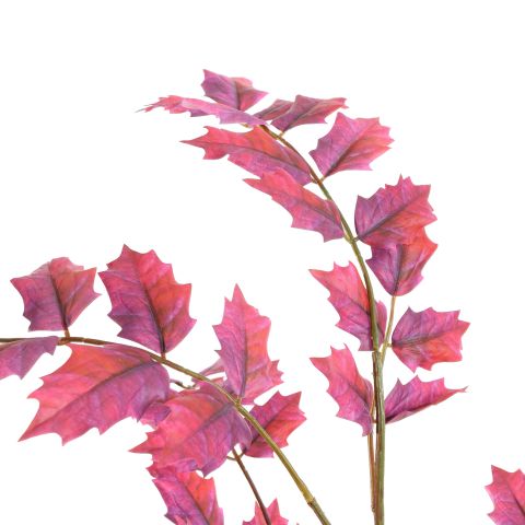 LEAF SPRAY 106CM BURGUNDY