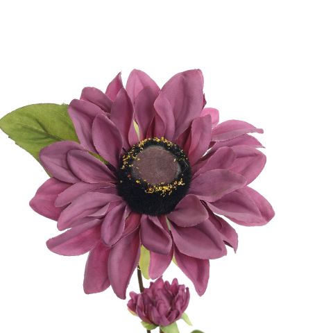 ZINNIA SPRAY 80CM LILAC