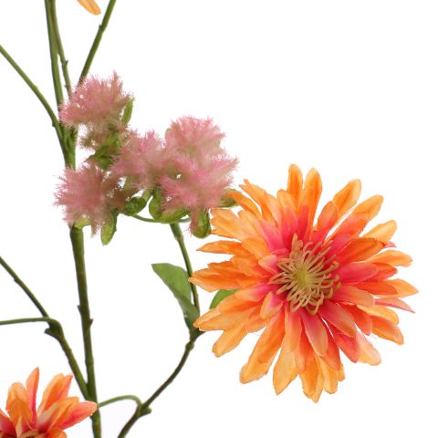 DAHLIA PLUM SPRAY 93CM ORANGE