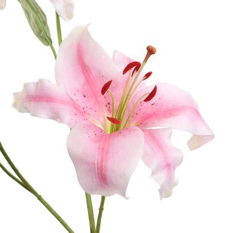 LARGE LILY SPRAY 85CM PINK