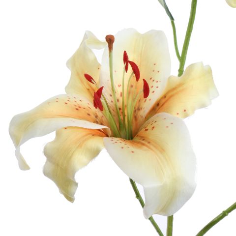 LARGE LILY SPRAY 85CM YELLOW