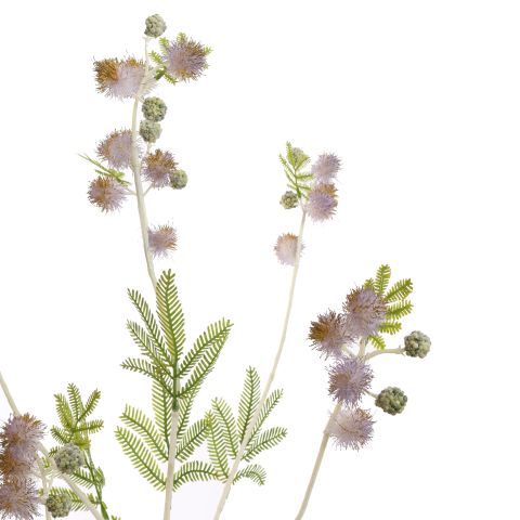 COLORED STEM MIMOSA 85CM BLUE
