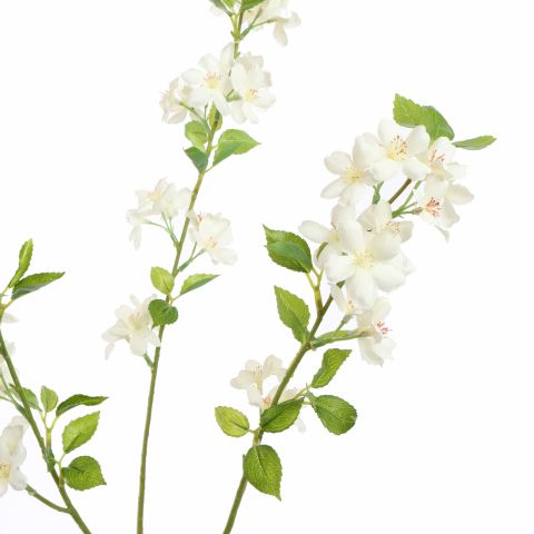 SPRING FLOWER SPRAY 100CM CREAM