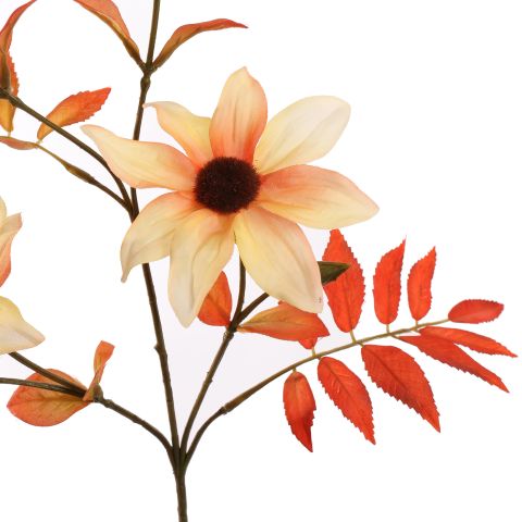 DAHLIA FLOWER 65CM PEACH