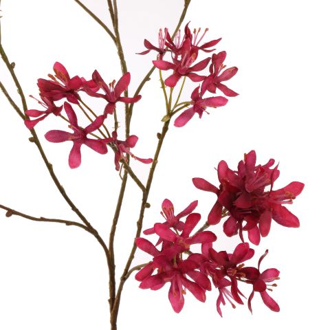 MINI FLOWER BRANCH 113CM BORDEAUX