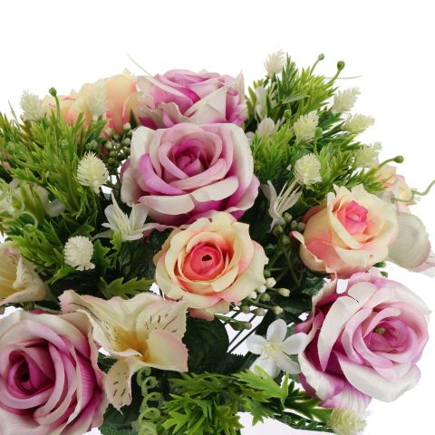 ROSE LILY X24 BUSH 36CM LILA