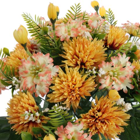 MUM MARIGOLD X24 BUSH 36CM PEACH