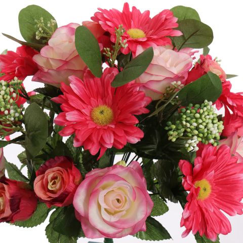ROSE GERBERA X36 BUSH 41CM BEAUTY