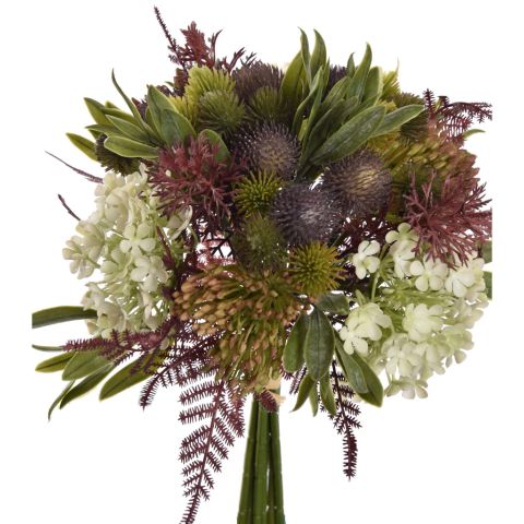SNOWBALL THISTLE BUNDLE 35CM CREAM