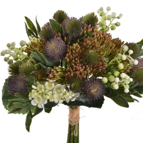 MIXED THISTLE BUNDLE 35CM LAVENDER