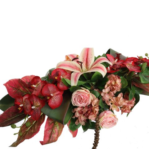 ROSE LILY ORCHID ARR 80X50X20CM PINK