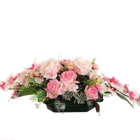 ROSE ORCHID ARR IN PLASTIC POT 80X30X28CM ASSORTED