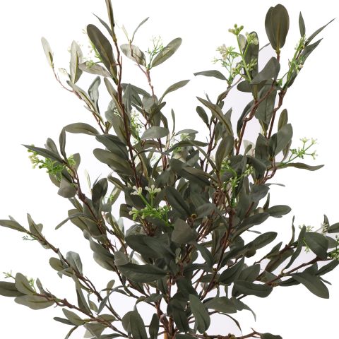 TOPIARY OLIVE TREE 90CM GREEN