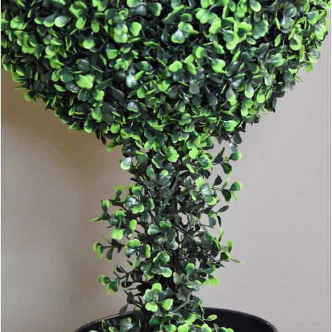 TOPIARY X2 BOXWOOD 90CM GREEN