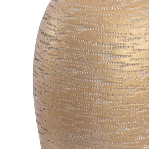 BALL VASE D19XH30CM GOLD