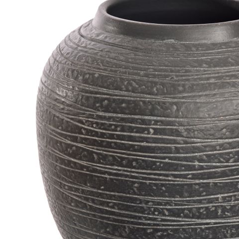 GRASSE POT D29XH27CM GREY