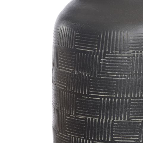 BERGA VASE D20XH40CM BROWN