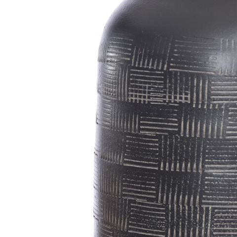 BERGA VASE D22XH50CM BROWN