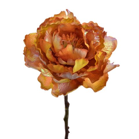 PEONY SHINY 62CM YELLOW