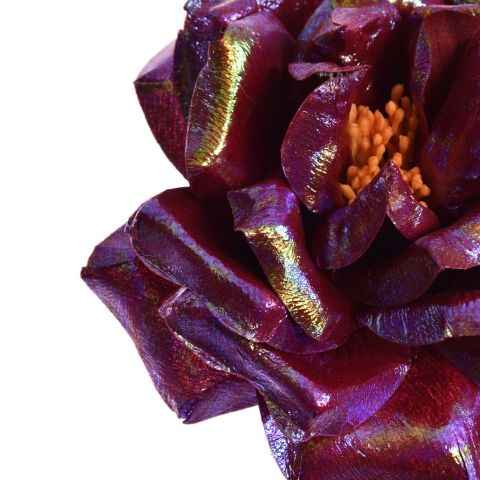 ROSE SHINY 62CM RED