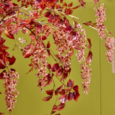 LARGE WISTERIA 135CM GOLD PEACH