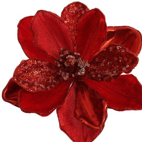 LUXUS MAGNOLIA D21CM H50CM RED