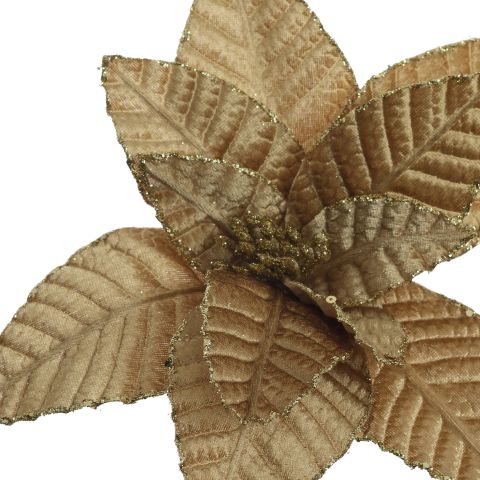POINSETTIA D30CM H45CM GOLD