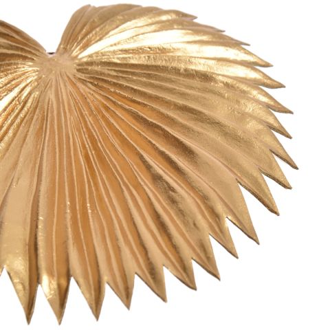 FAN LEAF BRANCH PU 85CM GOLD