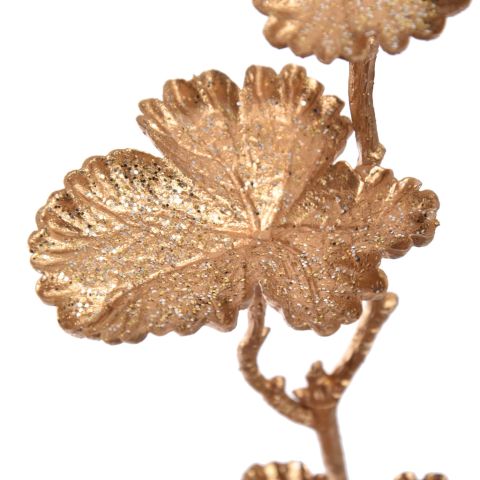 GERANIUM LEAF BRANCH 66CM CHAMPAGNE