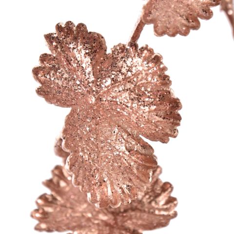GERANIUM LEAF BRANCH 66CM ROSE
