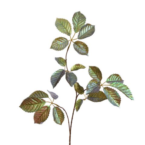 LEAF SPRAY SHINY 75CM GREEN